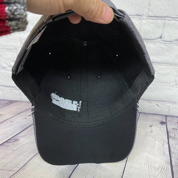 Oilfield Hat Cap Strap Back Black I Survived The Beast Embroidered Barbed Wire - Picture 7 of 9